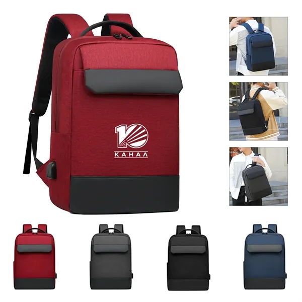 Business Laptop Backpack With Usb Charging Port - Business Laptop Backpack With Usb Charging Port - Image 0 of 0