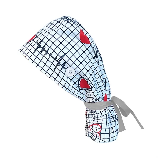 Long Hair Nurse Cap - Long Hair Nurse Cap - Image 3 of 5