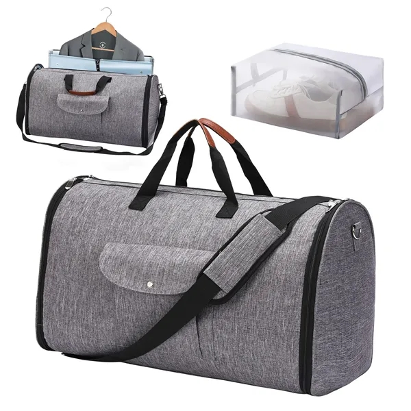 Convertible Garment Duffel Bag with Shoe Pouch - Convertible Garment Duffel Bag with Shoe Pouch - Image 2 of 9