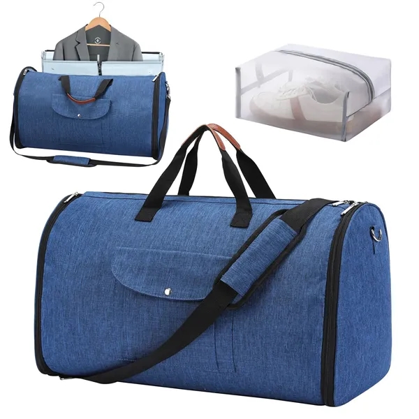 Convertible Garment Duffel Bag with Shoe Pouch - Convertible Garment Duffel Bag with Shoe Pouch - Image 7 of 9