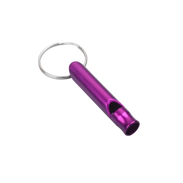 Mini Aluminum Whistle Keyring Keychain - Mini Aluminum Whistle Keyring Keychain - Image 5 of 10