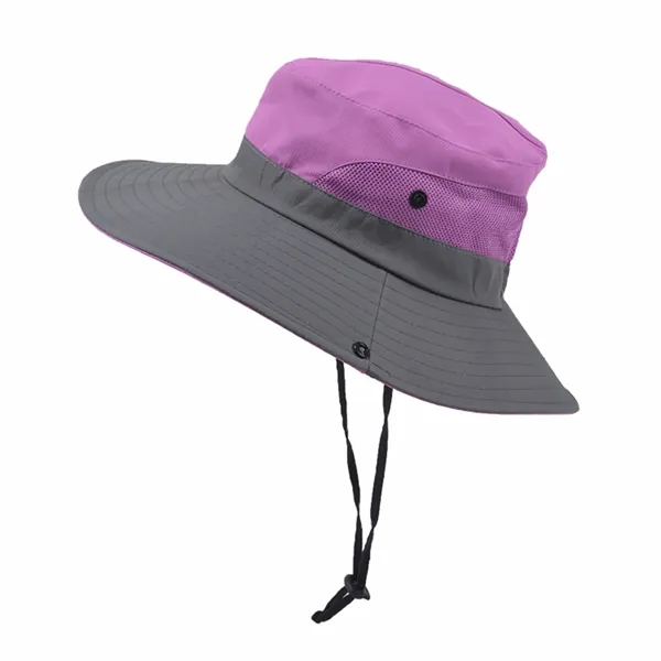 Quick Dry Sun Hat With Drawstring Closure - Quick Dry Sun Hat With Drawstring Closure - Image 1 of 12