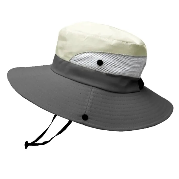 Quick Dry Sun Hat With Drawstring Closure - Quick Dry Sun Hat With Drawstring Closure - Image 3 of 12