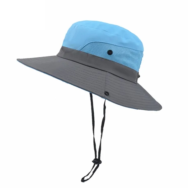 Quick Dry Sun Hat With Drawstring Closure - Quick Dry Sun Hat With Drawstring Closure - Image 5 of 12