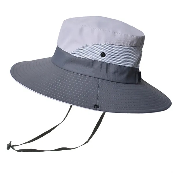 Quick Dry Sun Hat With Drawstring Closure - Quick Dry Sun Hat With Drawstring Closure - Image 10 of 12