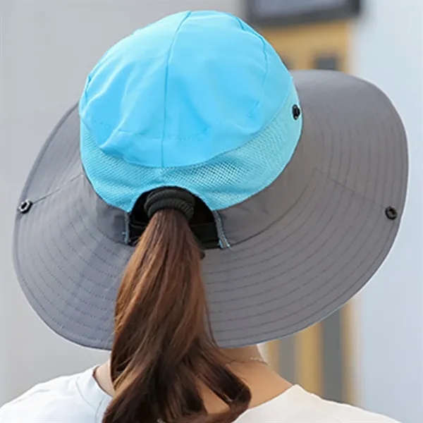 Quick Dry Sun Hat With Drawstring Closure - Quick Dry Sun Hat With Drawstring Closure - Image 11 of 12