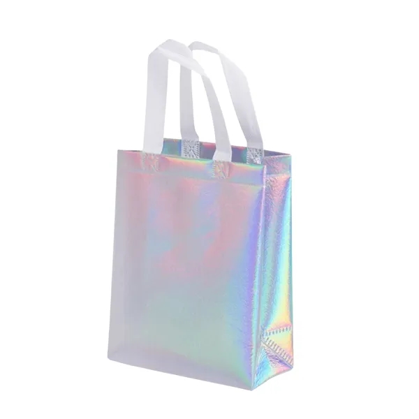 Colorful Laser Long Handle Non woven Tote Bag - Colorful Laser Long Handle Non woven Tote Bag - Image 1 of 5