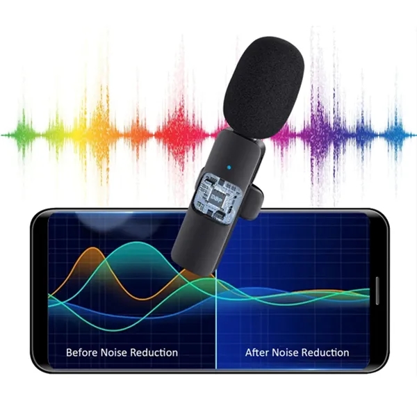 Wireless Bluetooth Lavalier Microphone - Wireless Bluetooth Lavalier Microphone - Image 8 of 8