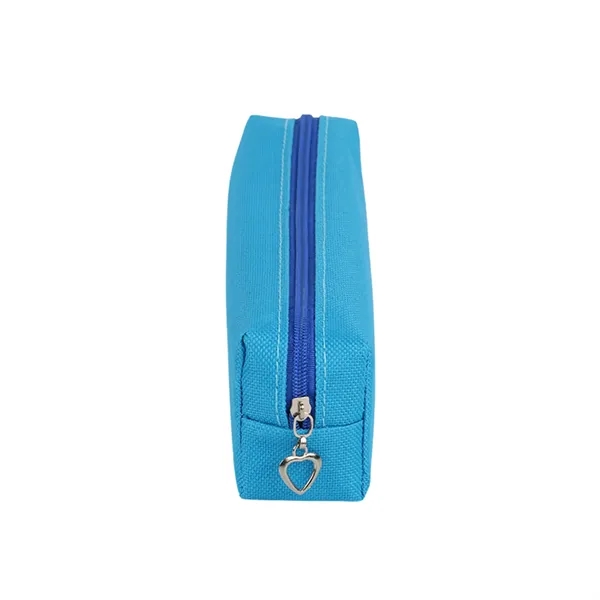 Basic Zipper Canvas Pencil Case - Basic Zipper Canvas Pencil Case - Image 5 of 5