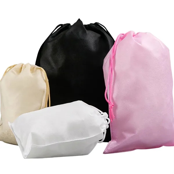 Drawstring Non Woven Pouch Favor Gift Bags - Drawstring Non Woven Pouch Favor Gift Bags - Image 3 of 6