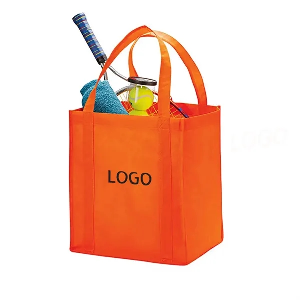 Large Non-Woven Grocery Tote Bag  with Reinforced Handles - Large Non-Woven Grocery Tote Bag  with Reinforced Handles - Image 1 of 2