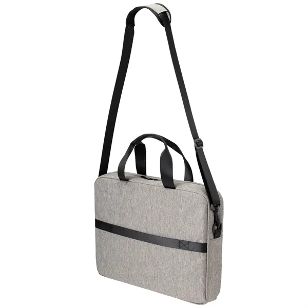 RejuVe® X-Pak Recycled Heather Business 16" Laptop Bag - RejuVe® X-Pak Recycled Heather Business 16" Laptop Bag - Image 3 of 13