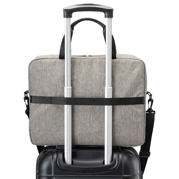 RejuVe® X-Pak Recycled Heather Business 16" Laptop Bag - RejuVe® X-Pak Recycled Heather Business 16" Laptop Bag - Image 5 of 13
