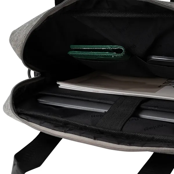 RejuVe® X-Pak Recycled Heather Business 16" Laptop Bag - RejuVe® X-Pak Recycled Heather Business 16" Laptop Bag - Image 7 of 13