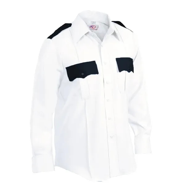 First Class Two Tone Long Sleeve Uniform Shirt - First Class Two Tone Long Sleeve Uniform Shirt - Image 2 of 5