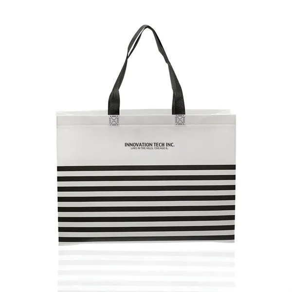 Seaside Striped Tote Bags - Seaside Striped Tote Bags - Image 6 of 6