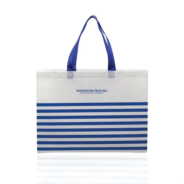 Seaside Striped Tote Bags - Seaside Striped Tote Bags - Image 1 of 6