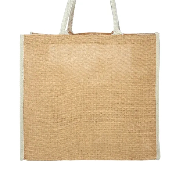 Fresno Eco Friendly Jute Tote Bags - Fresno Eco Friendly Jute Tote Bags - Image 8 of 14