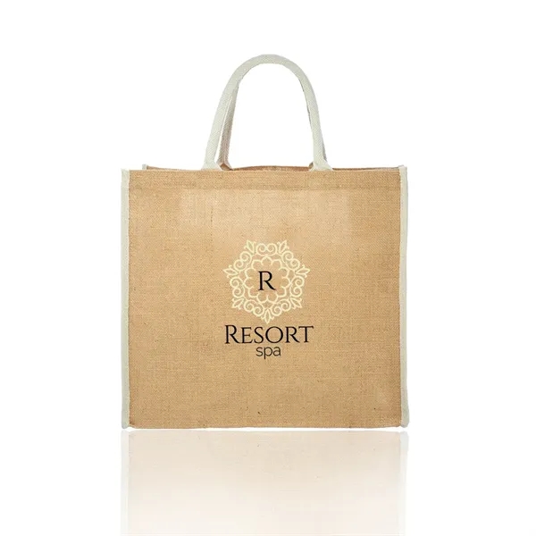 Fresno Eco Friendly Jute Tote Bags - Fresno Eco Friendly Jute Tote Bags - Image 11 of 14