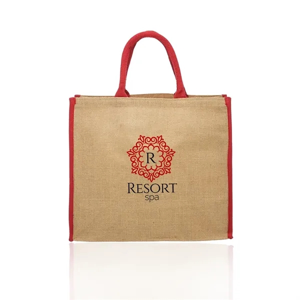 Fresno Eco Friendly Jute Tote Bags - Fresno Eco Friendly Jute Tote Bags - Image 12 of 14
