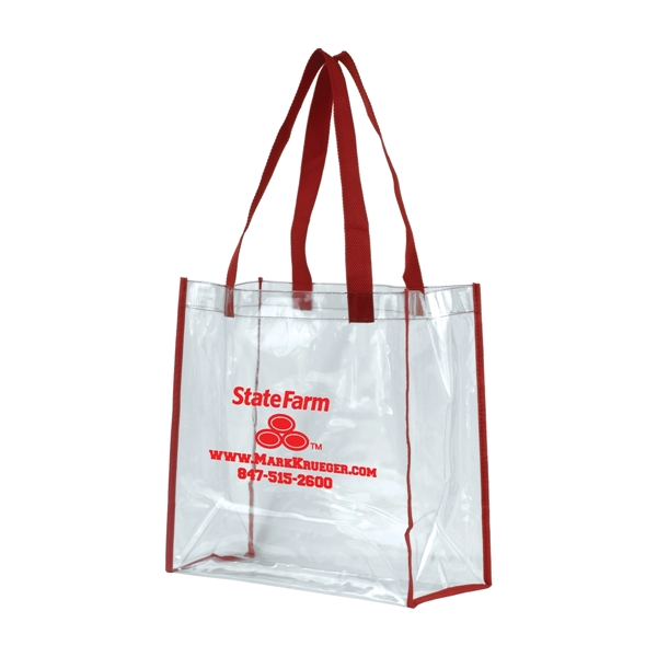 Matterhorn Clear Vinyl Stadium Compliant Tote Bag - Matterhorn Clear Vinyl Stadium Compliant Tote Bag - Image 5 of 11