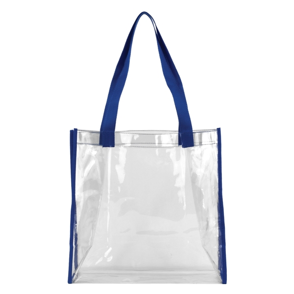 Matterhorn Clear Vinyl Stadium Compliant Tote Bag - Matterhorn Clear Vinyl Stadium Compliant Tote Bag - Image 8 of 11