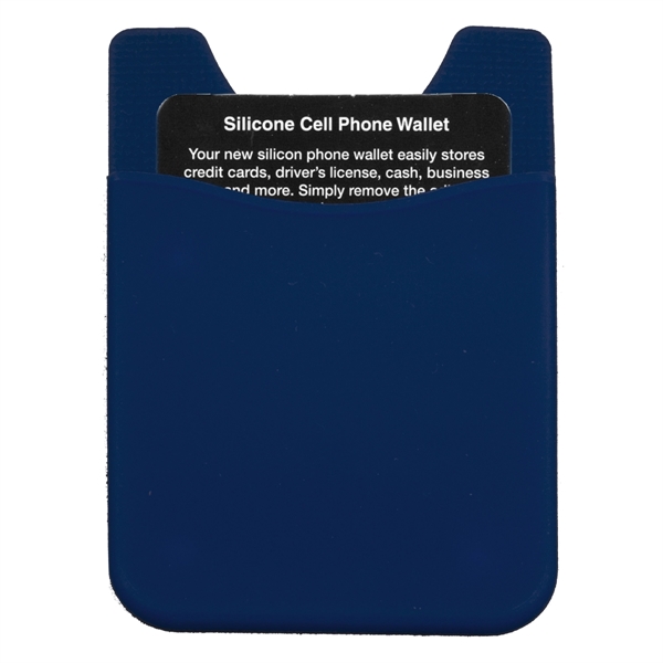 Banker Soft Silicone Cell Phone Wallet - Banker Soft Silicone Cell Phone Wallet - Image 13 of 16