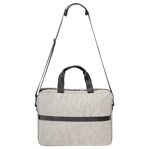 RejuVe® Milano Recycled Heather Business 16" Laptop Bag - RejuVe® Milano Recycled Heather Business 16" Laptop Bag - Image 3 of 10