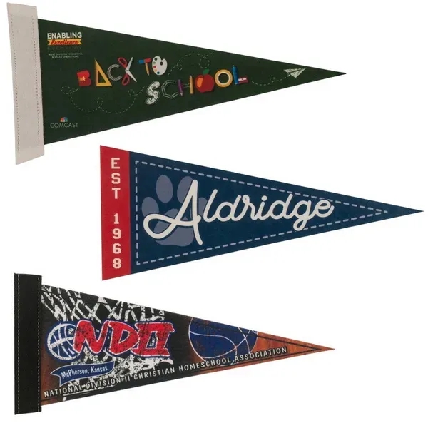 Mini Full Color Felt Pennant (4" X 10" X 0.05") - Mini Full Color Felt Pennant (4" X 10" X 0.05") - Image 0 of 0
