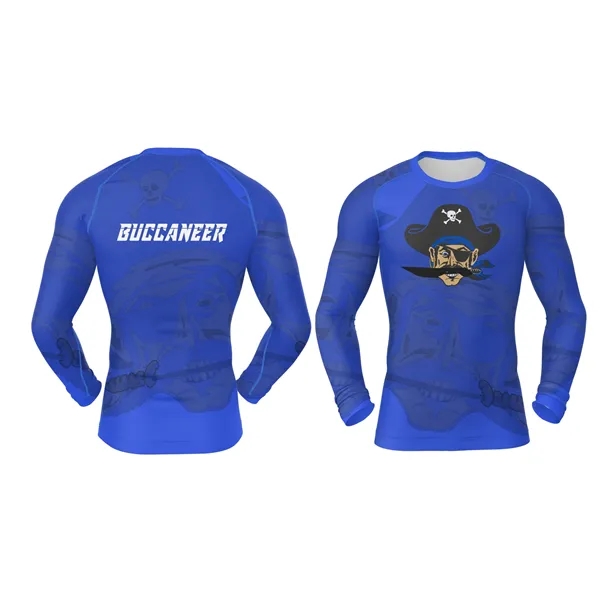 Fully sublimated Adult Long sleeve rash guard - Fully sublimated Adult Long sleeve rash guard - Image 8 of 10