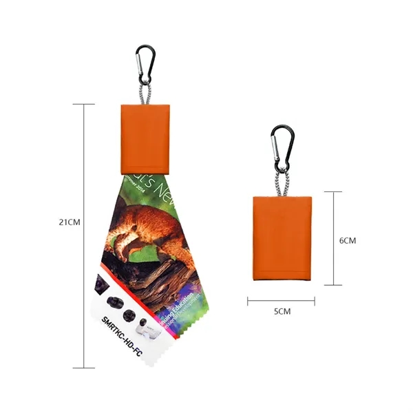 Microfiber Eyeglasses Cleaning Cloth Screen Cleaner in Pouch - Microfiber Eyeglasses Cleaning Cloth Screen Cleaner in Pouch - Image 1 of 4