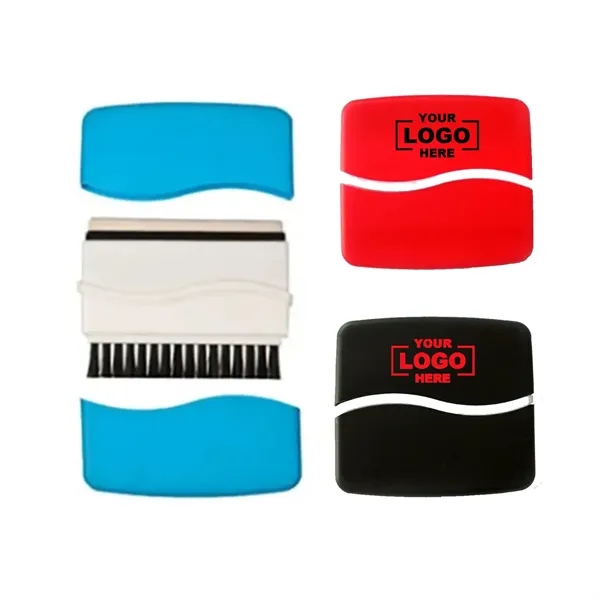 2 in 1 Computer Keyboard Cleaning Brush Screen Cleaner - 2 in 1 Computer Keyboard Cleaning Brush Screen Cleaner - Image 0 of 3