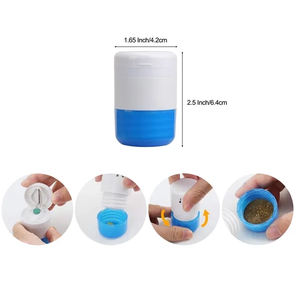 Pill Organizer Box with Built-In Cutter - Pill Organizer Box with Built-In Cutter - Image 1 of 2