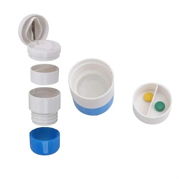 Pill Organizer Box with Built-In Cutter - Pill Organizer Box with Built-In Cutter - Image 2 of 2