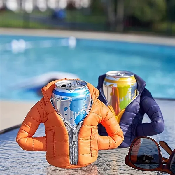 Beer Jacket Beverage Bottle Cup Sleeve - Beer Jacket Beverage Bottle Cup Sleeve - Image 3 of 3