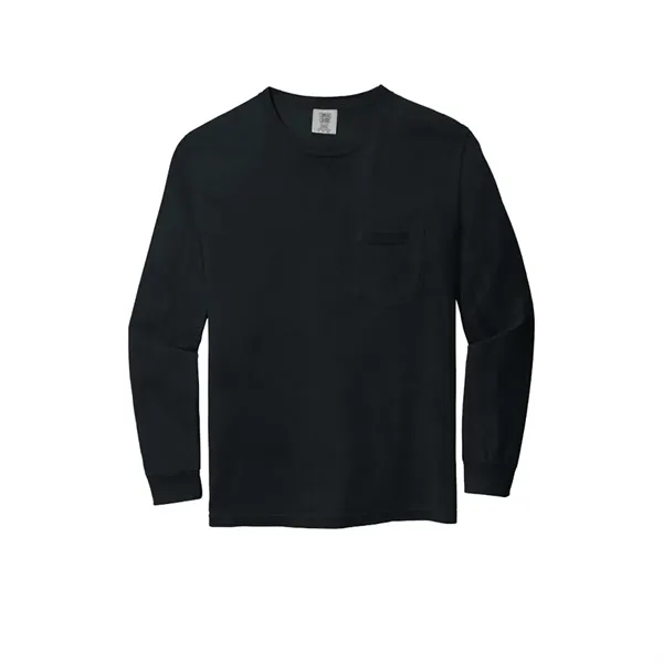 Garment-Dyed Heavyweight Long Sleeve Pocket T-Shirt - Garment-Dyed Heavyweight Long Sleeve Pocket T-Shirt - Image 10 of 17