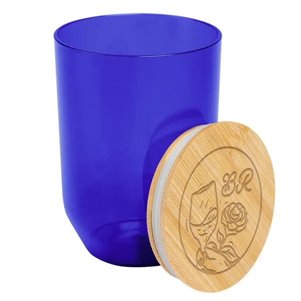 12 Oz. Montrose rPET Wine Tumbler With Bamboo Lid - 12 Oz. Montrose rPET Wine Tumbler With Bamboo Lid - Image 4 of 6