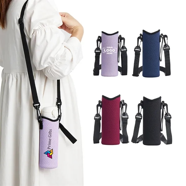 Custom Neoprene Insulated Water Bottle Sleeve - Custom Neoprene Insulated Water Bottle Sleeve - Image 0 of 2