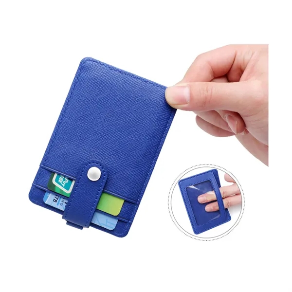 Portable Retractable Lanyard Pu Leather Name Tag - Portable Retractable Lanyard Pu Leather Name Tag - Image 2 of 4