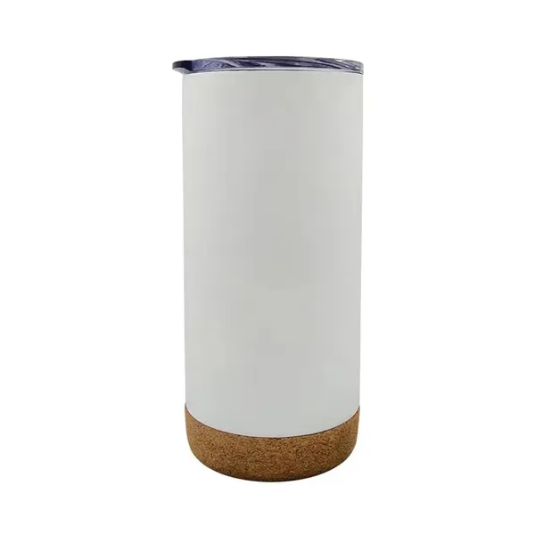 Stainless Steel Mug with Cork Bottom - Stainless Steel Mug with Cork Bottom - Image 2 of 5