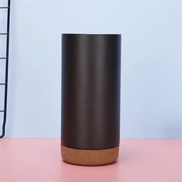 Stainless Steel Mug with Cork Bottom - Stainless Steel Mug with Cork Bottom - Image 4 of 5