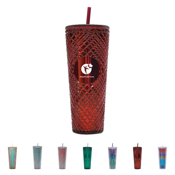 Plastic Double Lattice Cup - Plastic Double Lattice Cup - Image 0 of 7