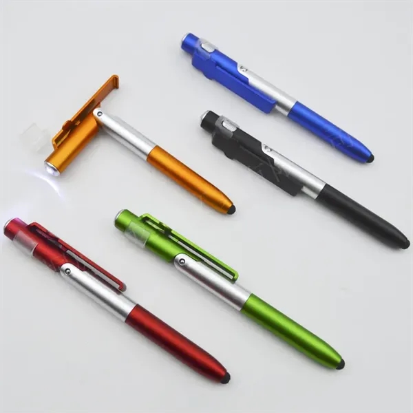 4 in 1 Multi Purpose Stylus Pen - 4 in 1 Multi Purpose Stylus Pen - Image 2 of 5