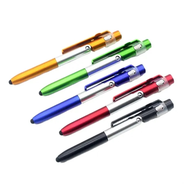 4 in 1 Multi Purpose Stylus Pen - 4 in 1 Multi Purpose Stylus Pen - Image 4 of 5