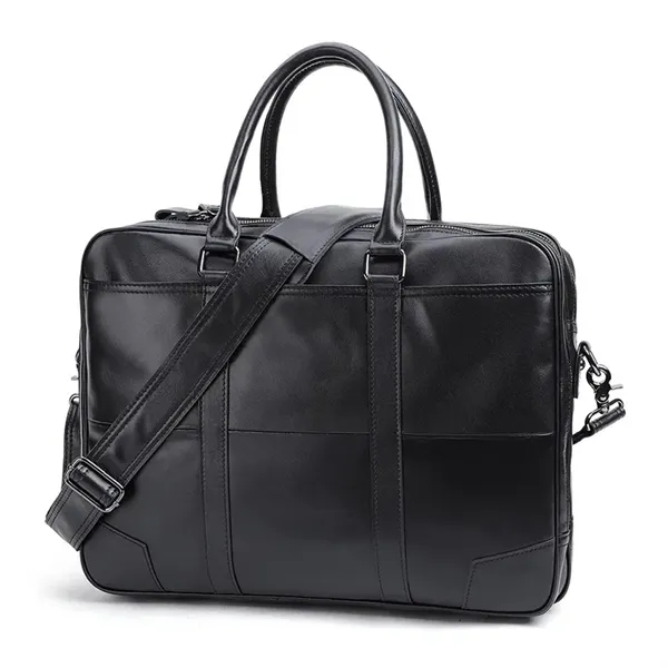 Men's Leather Messenger Bag - Men's Leather Messenger Bag - Image 3 of 3