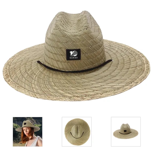 Men'S Pierside Lifeguard Beach Sun Straw Hat - Men'S Pierside Lifeguard Beach Sun Straw Hat - Image 0 of 4