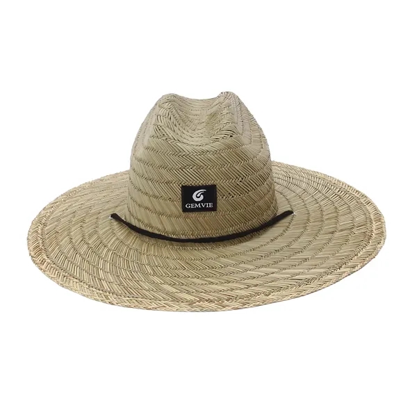Men'S Pierside Lifeguard Beach Sun Straw Hat - Men'S Pierside Lifeguard Beach Sun Straw Hat - Image 2 of 4