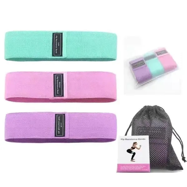Fitness 3 Resistance Bands for Legs  Butt Yoga - Fitness 3 Resistance Bands for Legs  Butt Yoga - Image 5 of 6