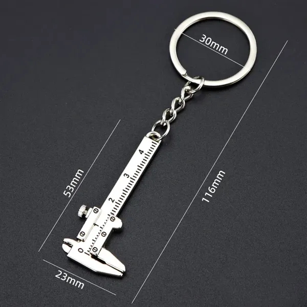 Vernier caliper key chain