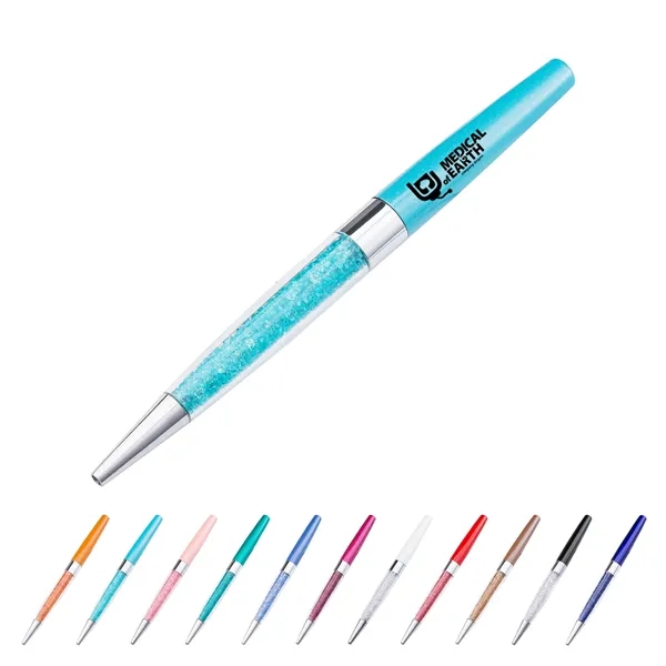 Crystal Retractable Ballpoint Pen - Crystal Retractable Ballpoint Pen - Image 0 of 14